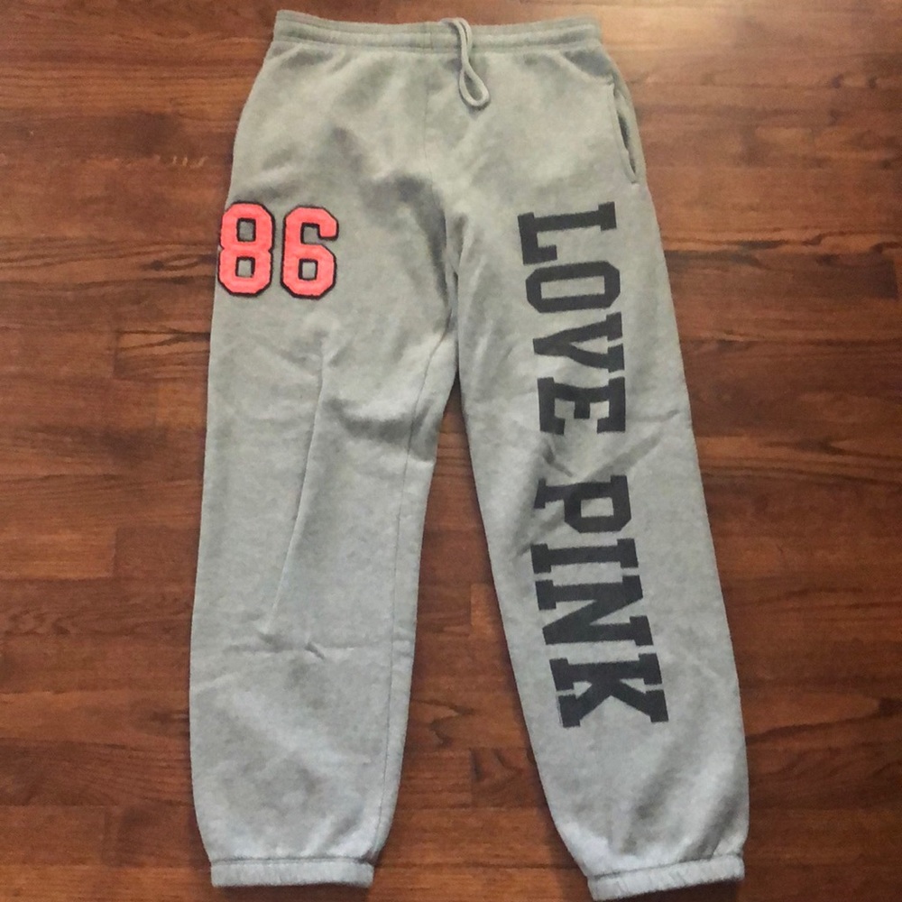 PINK gray sweats